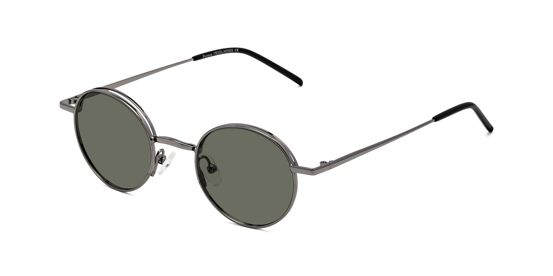 Angle of Pursue in Gunmetal with Gray Polarized Lenses