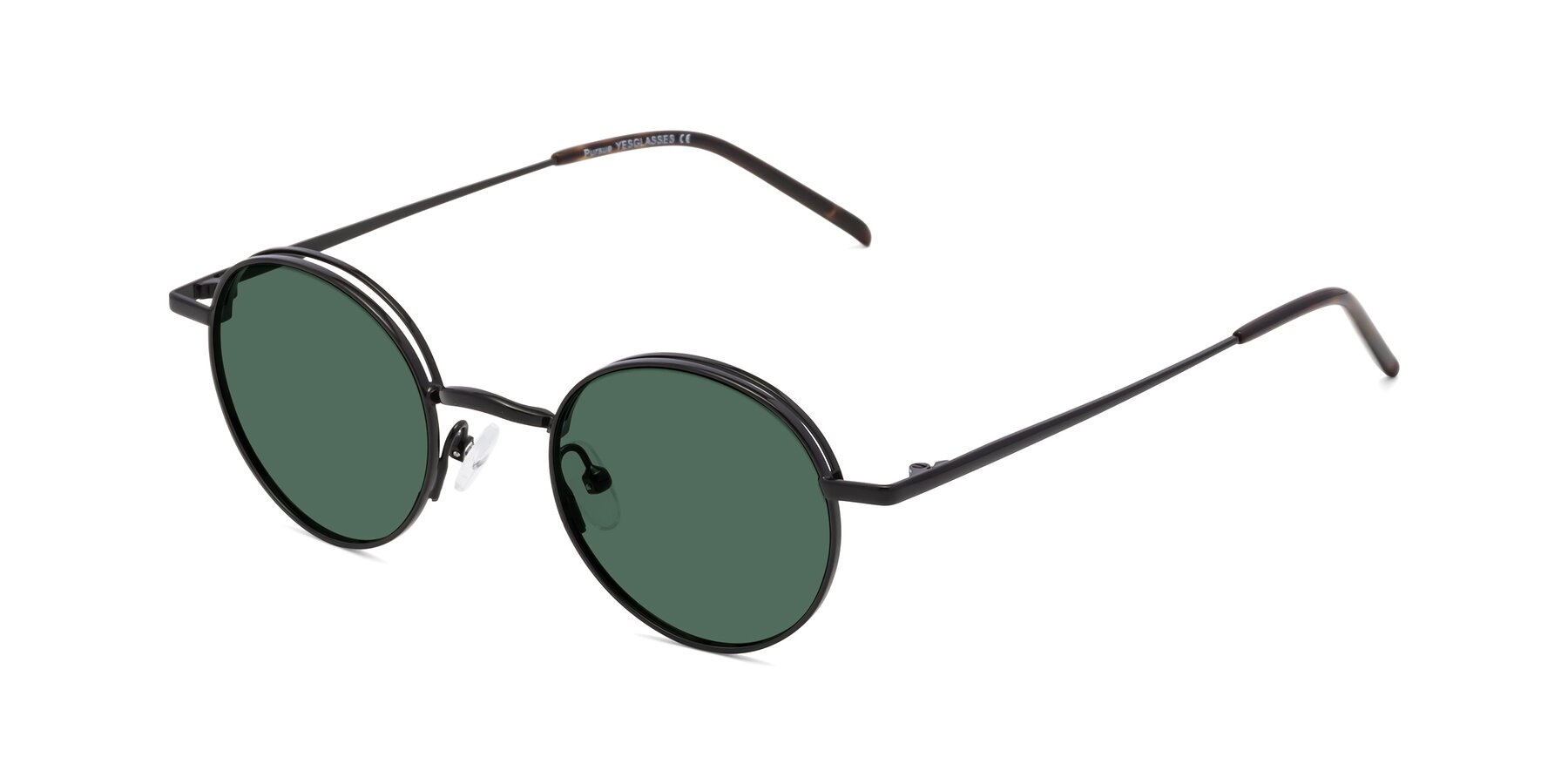 Angle of Pursue in Black with Green Polarized Lenses