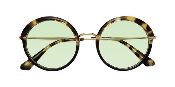 Front of Mojo in Ivory Tortoise / Black