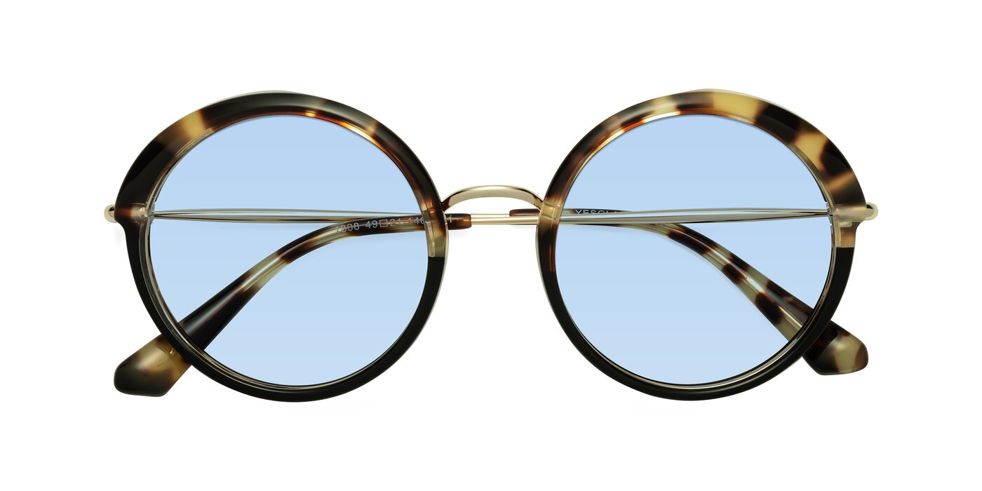 Mojo - Ivory Tortoise/Black Tinted Sunglasses
