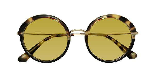 Front of Mojo in Ivory Tortoise / Black