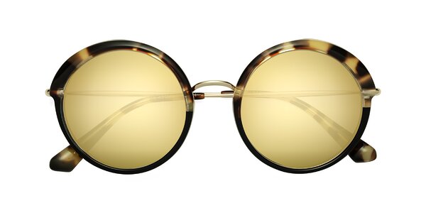 Front of Mojo in Ivory Tortoise / Black