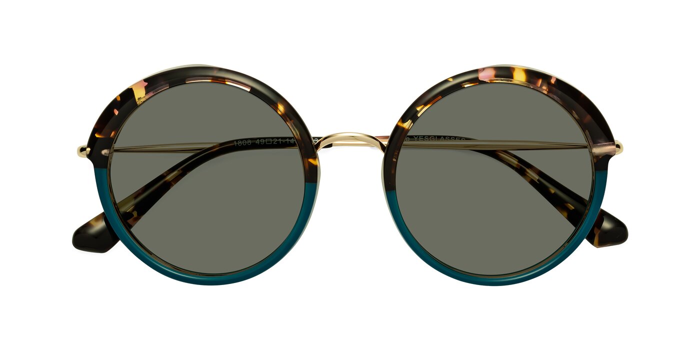 Mojo - Floral / Teal Polarized Sunglasses