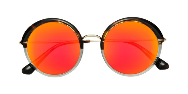 Front of Mojo in Tortoise / Clear