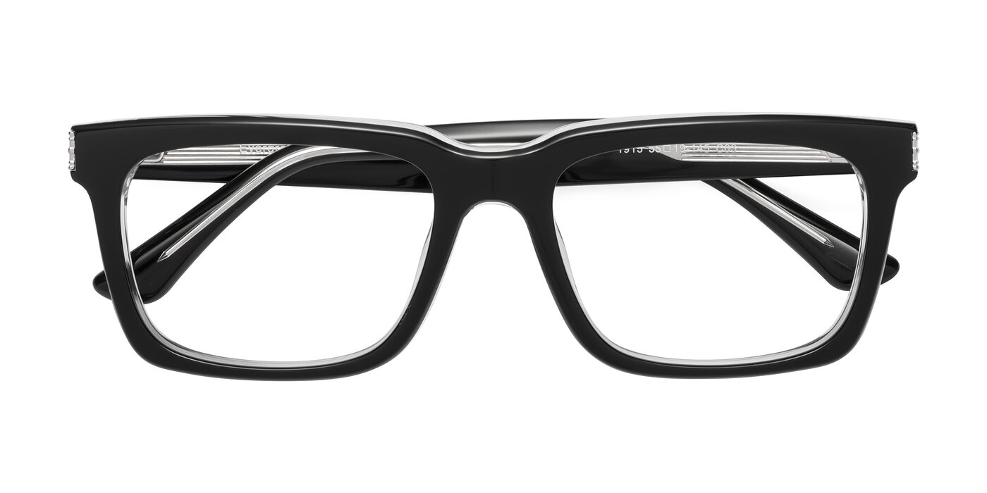 Evergreen - Black / Clear Eyeglasses