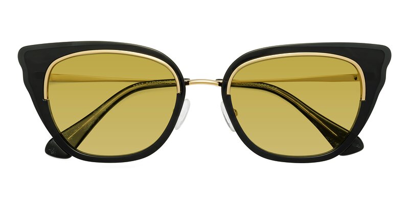 Spire - Black / Gold Tinted Sunglasses