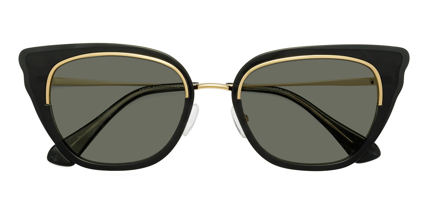 Spire - Black / Gold Polarized Sunglasses