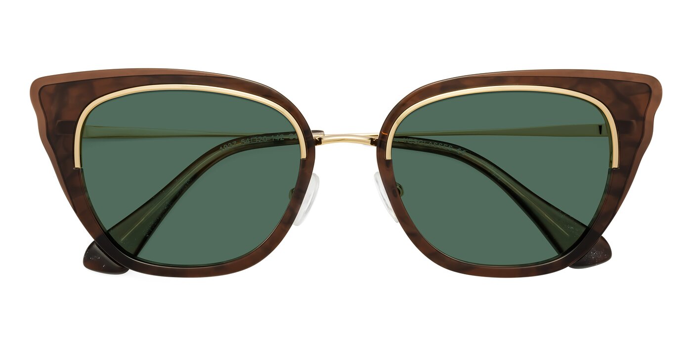 Spire - Coffee/Gold Polarized Sunglasses
