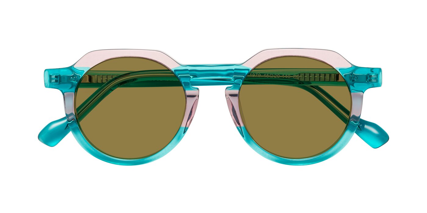 Vesper - Green / Pink Polarized Sunglasses