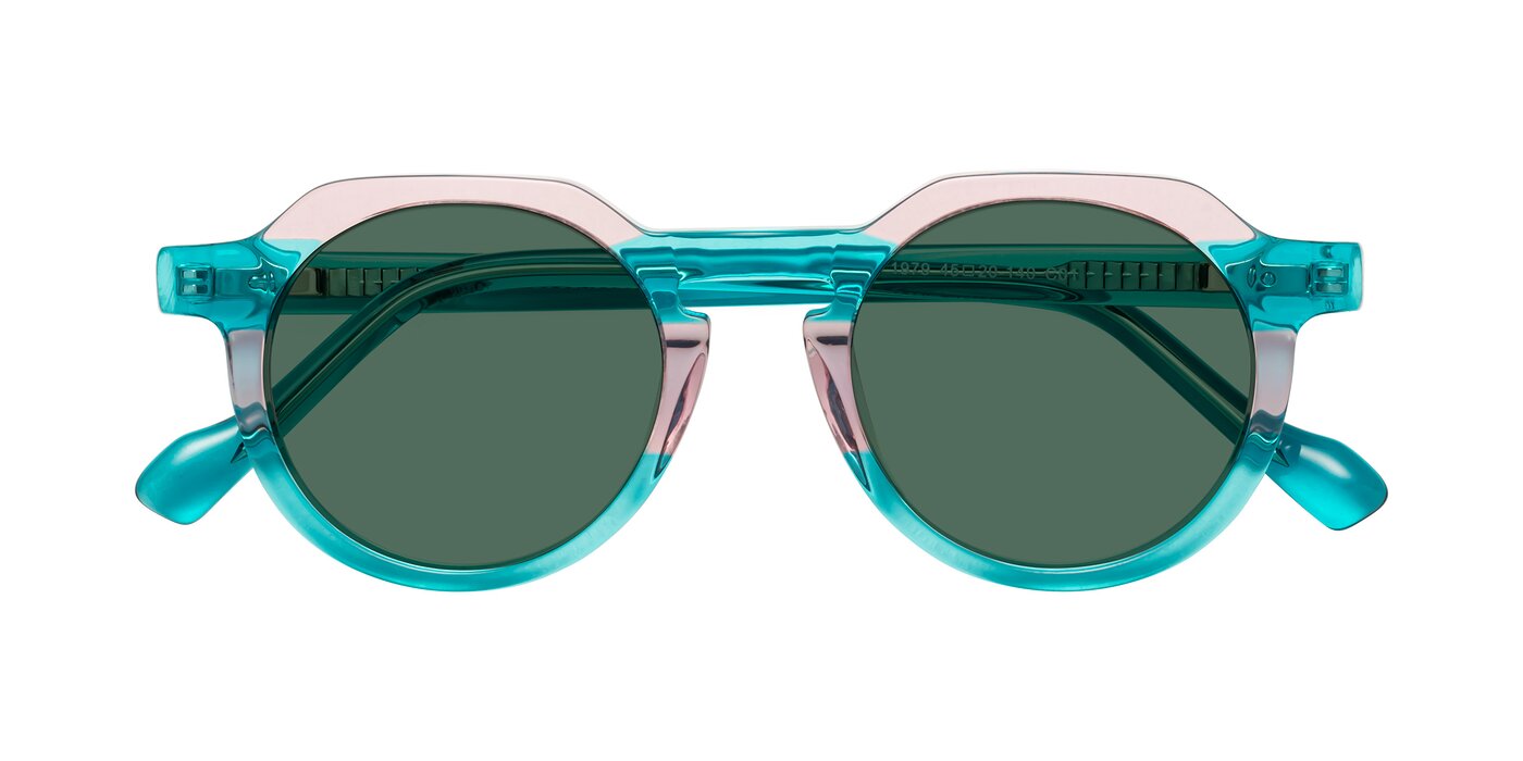 Vesper - Green / Pink Polarized Sunglasses