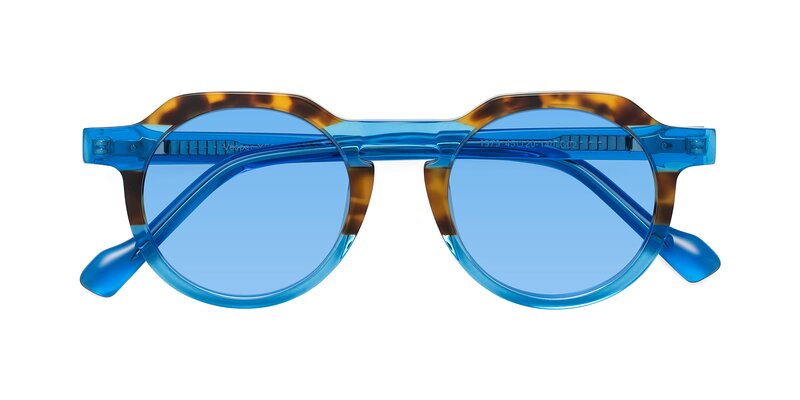 Vesper - Tortoise / Blue Tinted Sunglasses