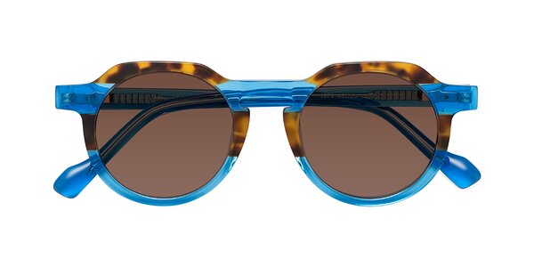 Front of Vesper in Tortoise / Blue