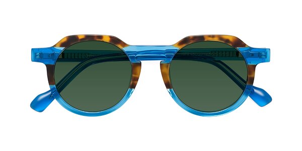 Front of Vesper in Tortoise / Blue