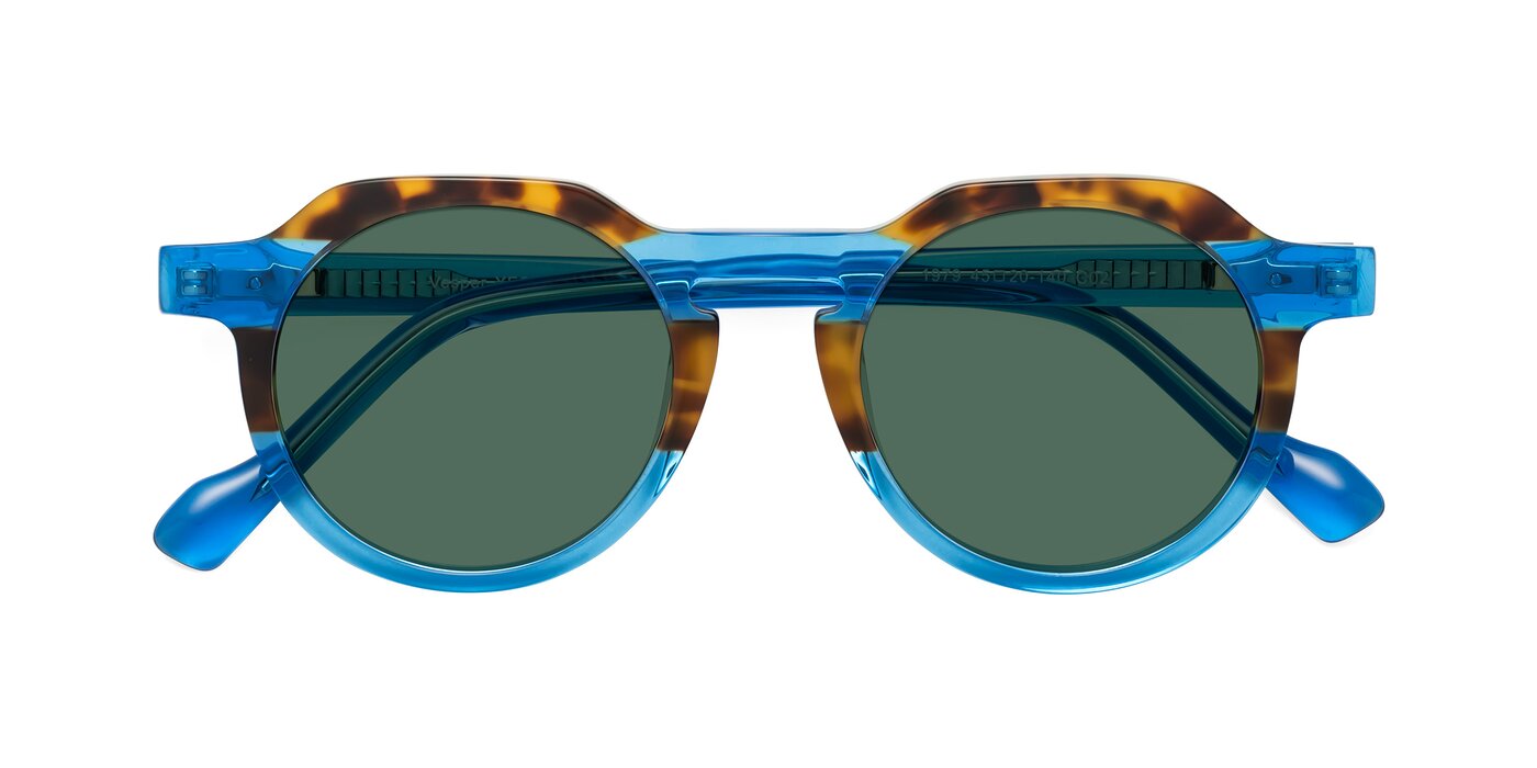 Vesper - Tortoise / Blue Polarized Sunglasses