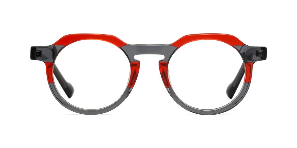 Vesper - Red/Gray Eyeglasses