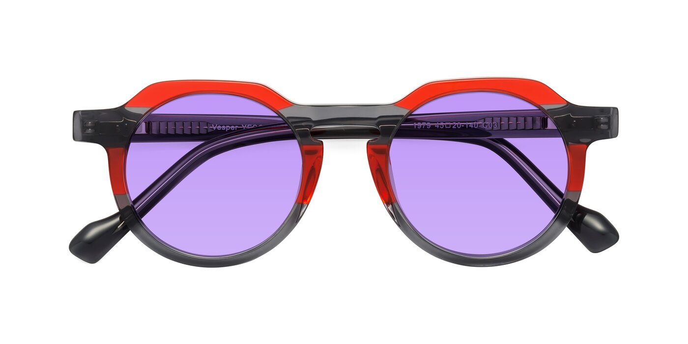 Vesper - Red/Gray Tinted Sunglasses