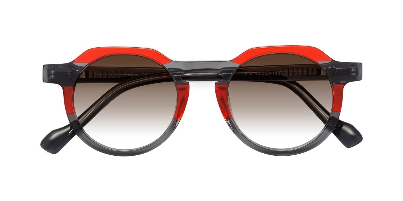 Vesper - Red/Gray Gradient Sunglasses