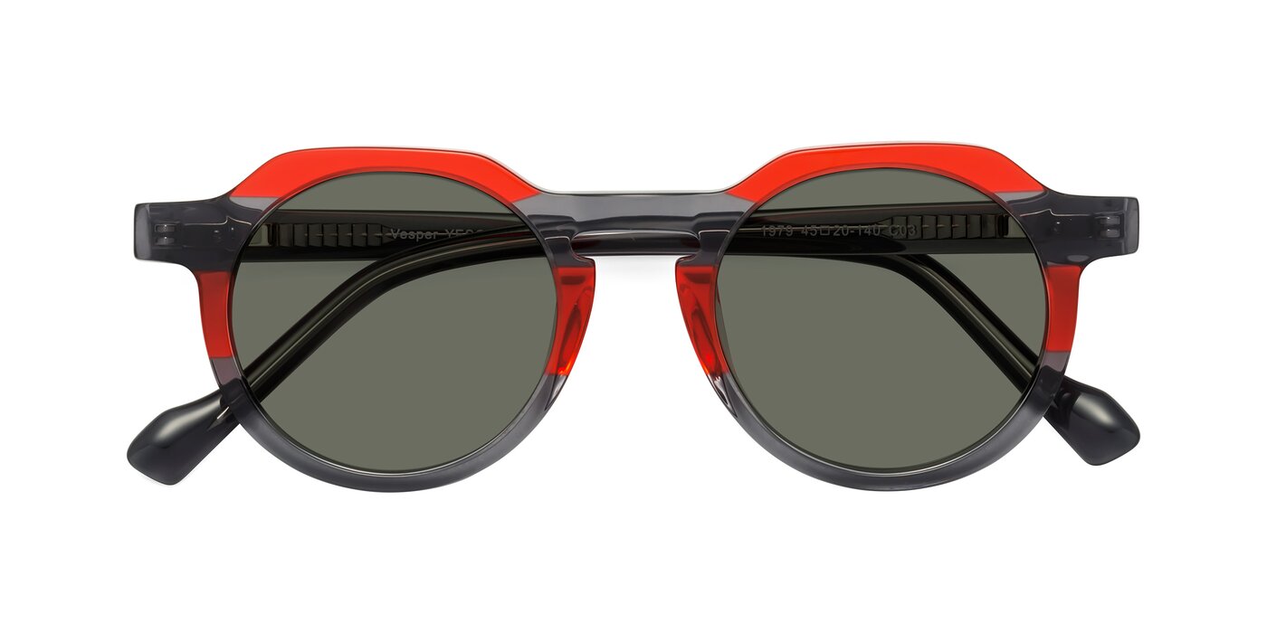 Vesper - Red / Gray Polarized Sunglasses