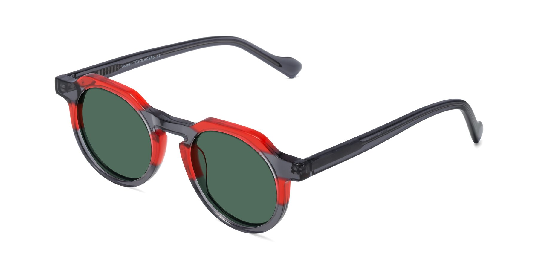 Angle of Vesper in Red-Gray with Green Polarized Lenses