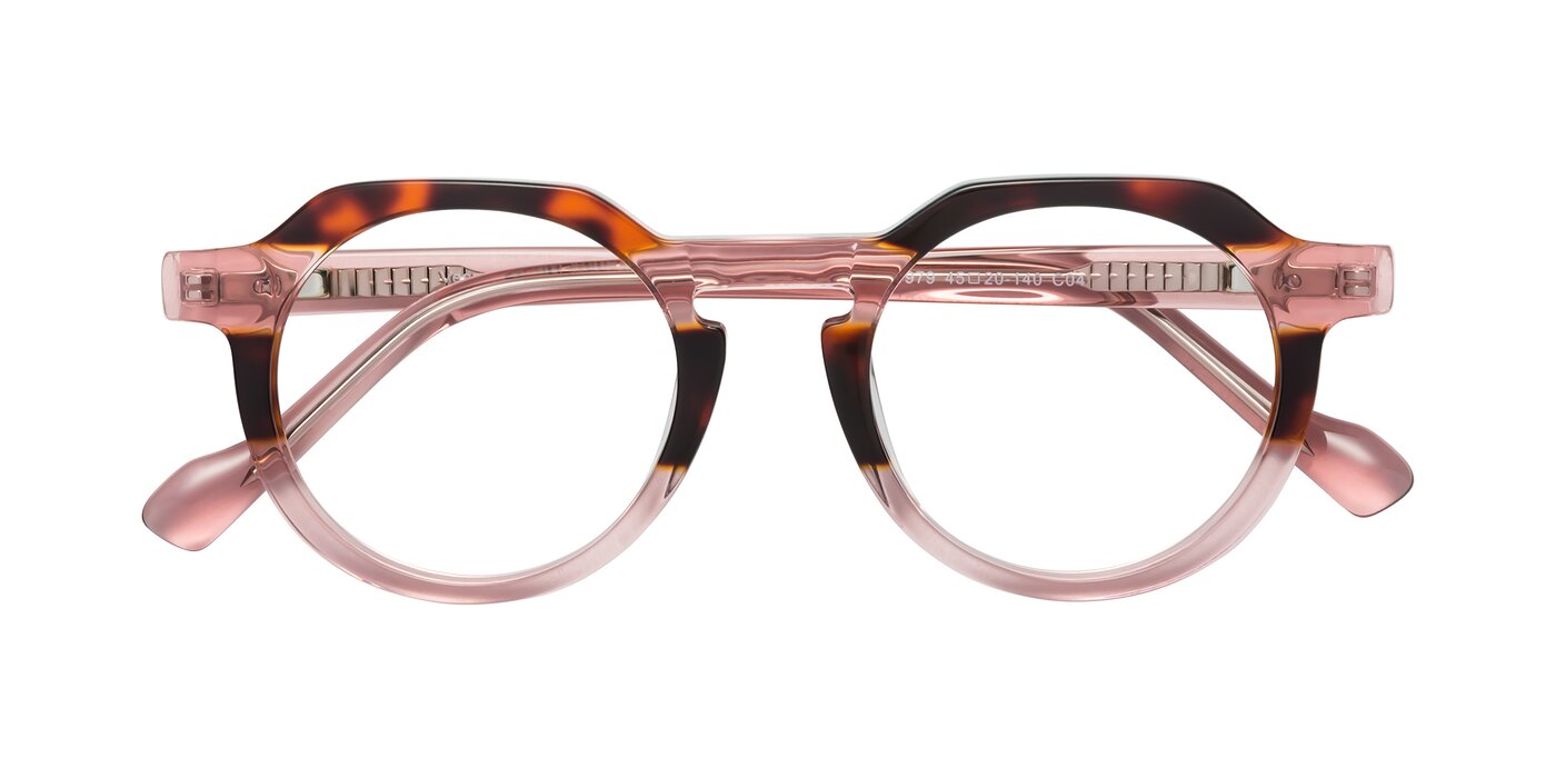 Vesper - Tortoise / Pink Eyeglasses