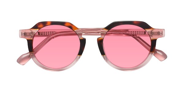 Front of Vesper in Tortoise / Pink