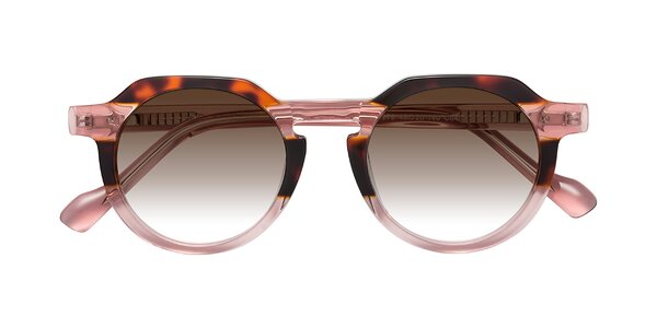 Front of Vesper in Tortoise / Pink