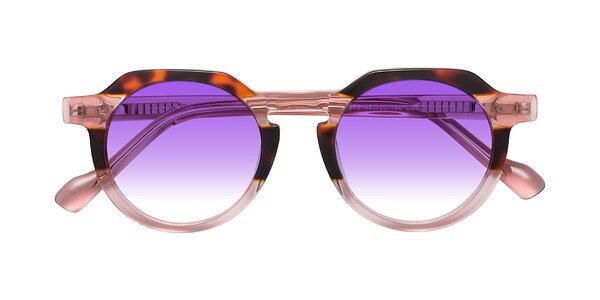 Front of Vesper in Tortoise / Pink