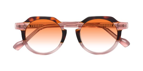 Front of Vesper in Tortoise / Pink