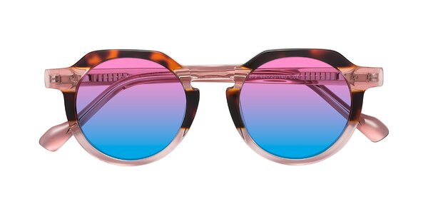 Front of Vesper in Tortoise / Pink