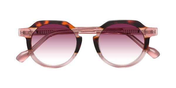 Front of Vesper in Tortoise / Pink