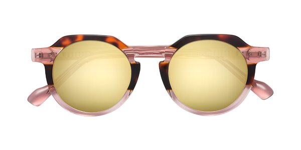 Front of Vesper in Tortoise / Pink