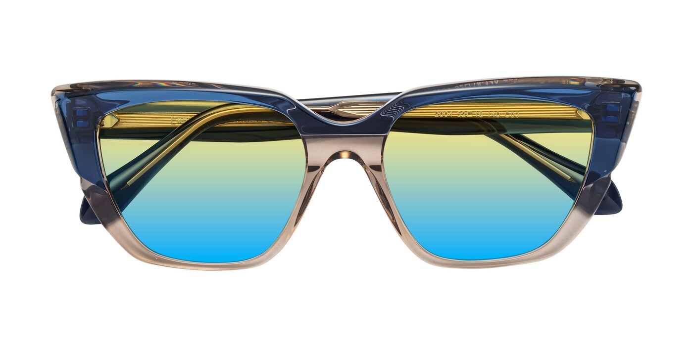 Eagle - Blue / Beige Gradient Sunglasses
