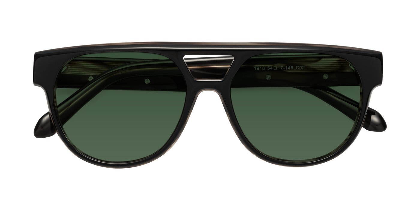 Lyon - Black/Brown Tinted Sunglasses