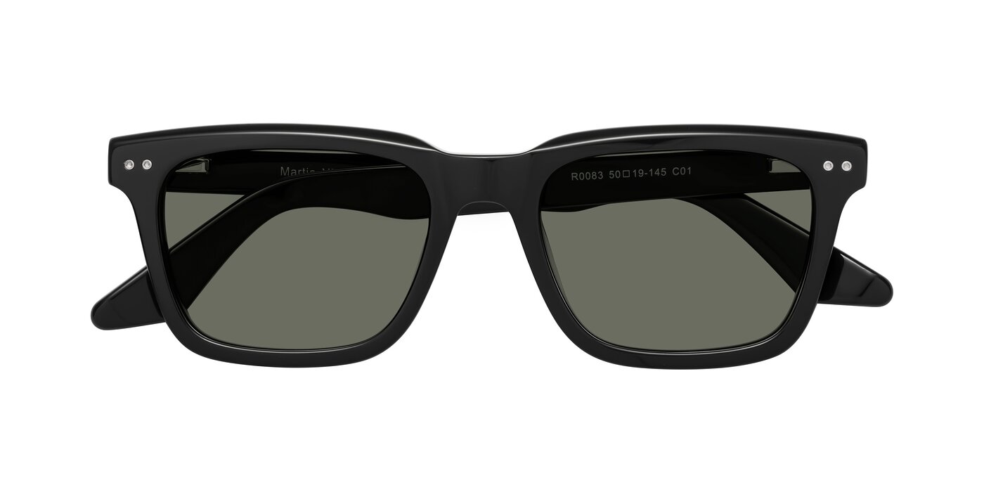 Martia - Black Polarized Sunglasses