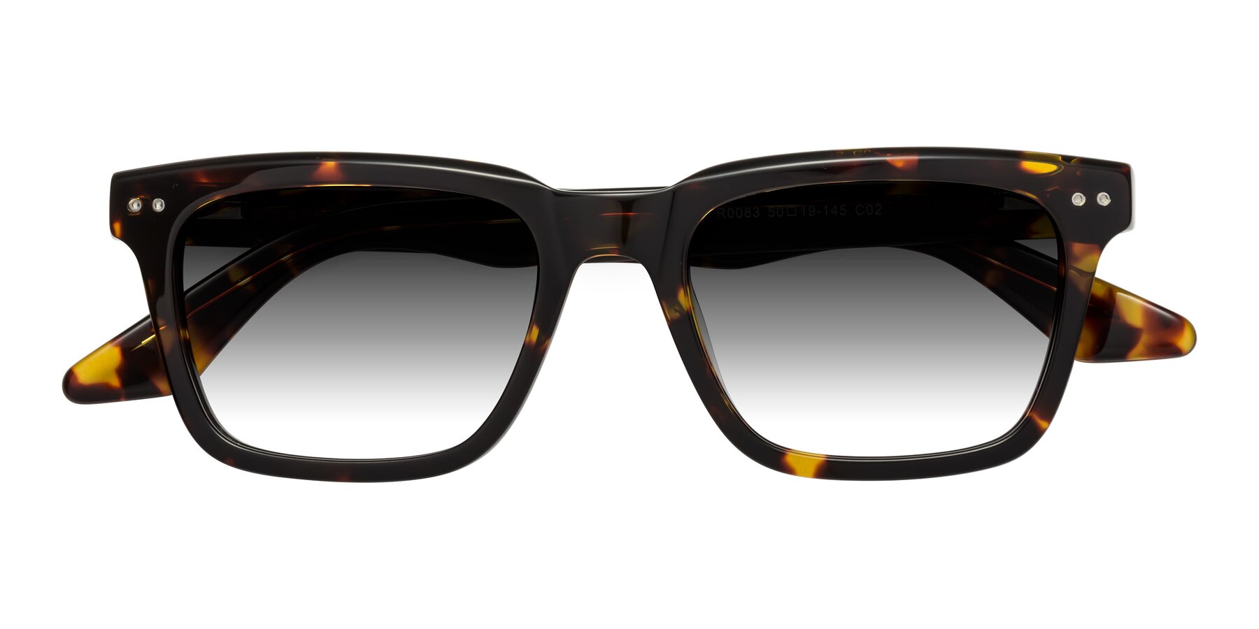 Folded Front of Martia in Tortoise with Gray Gradient Lenses