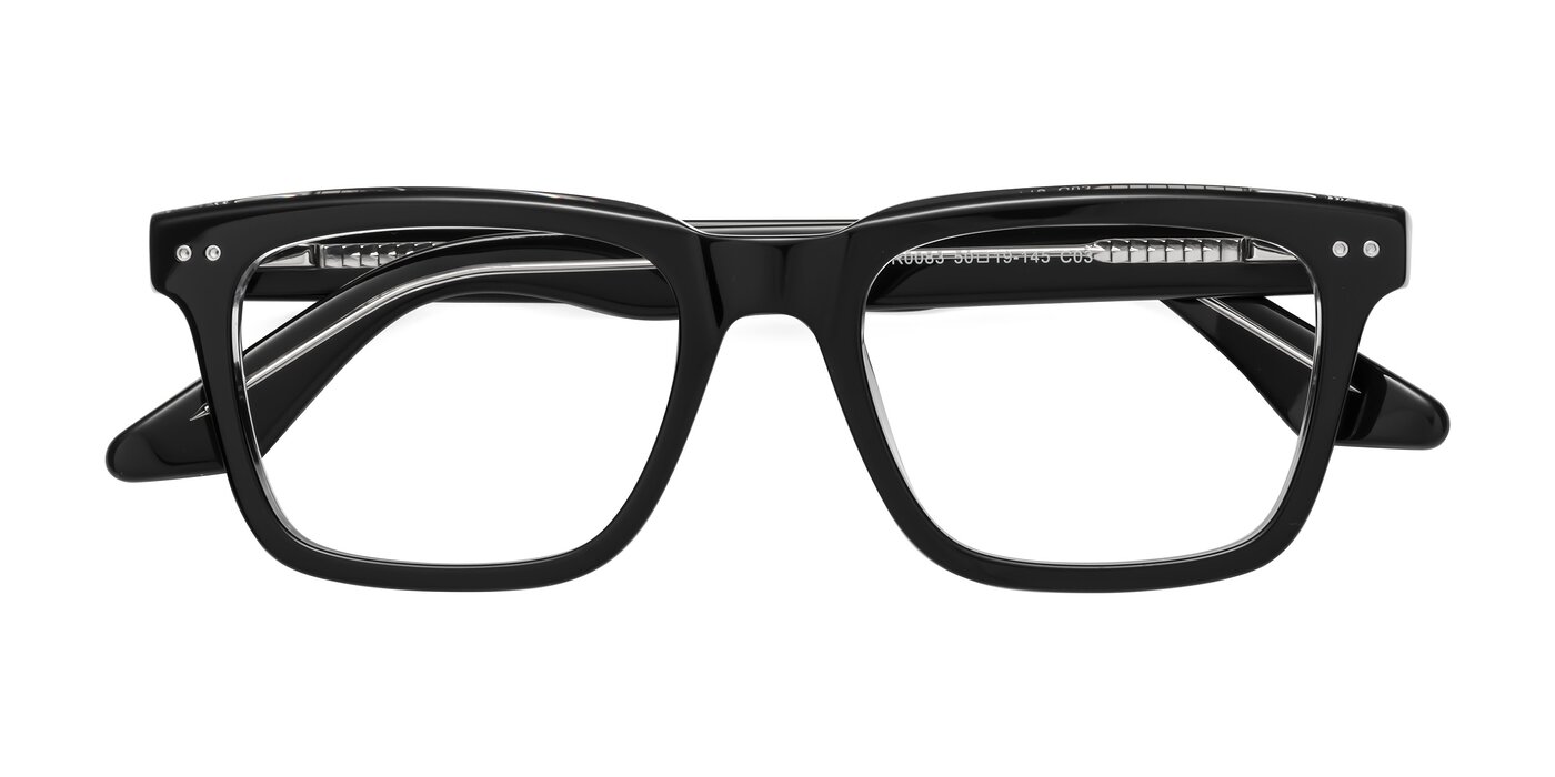 Martia - Black / Clear Eyeglasses