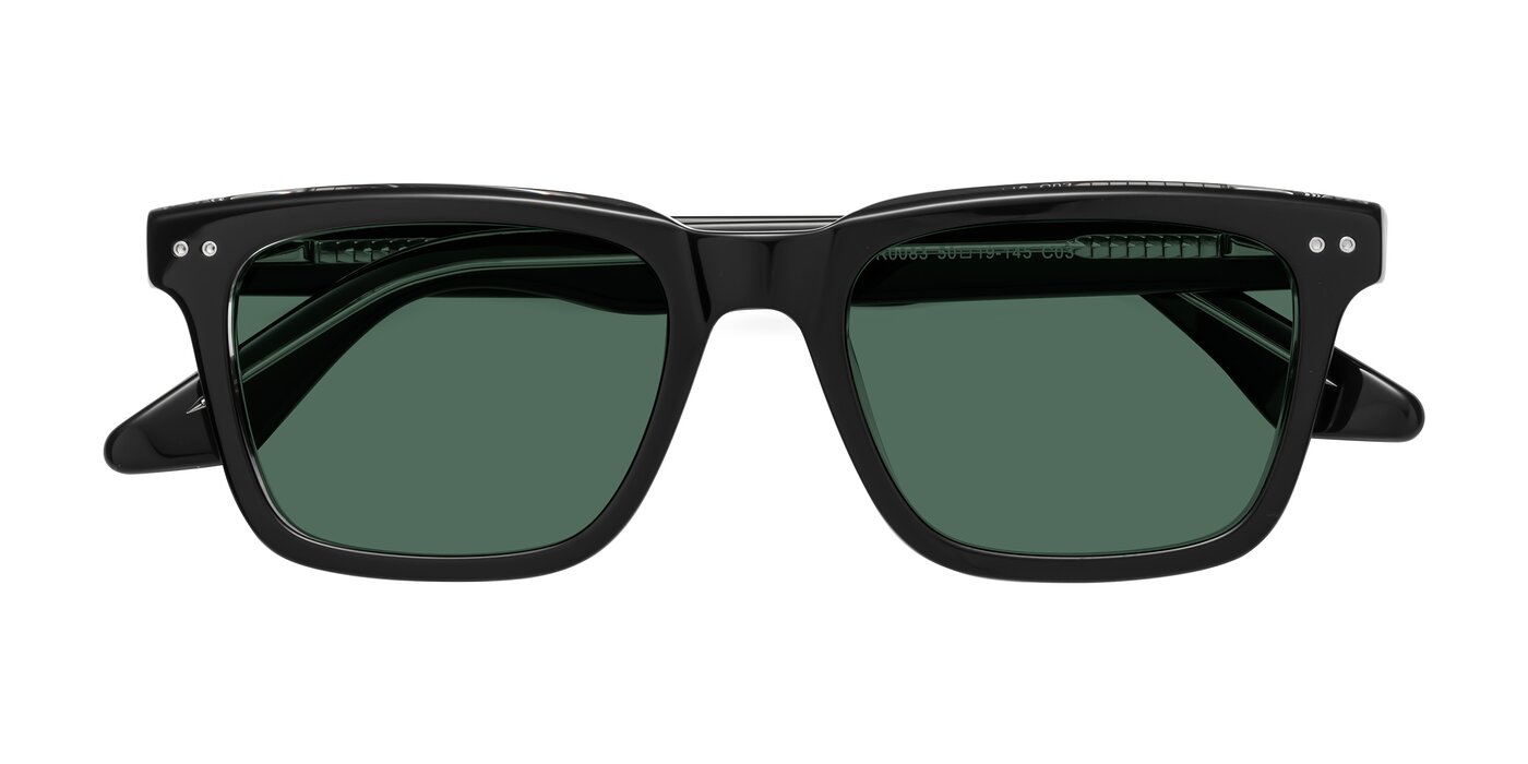 Martia - Black / Clear Polarized Sunglasses