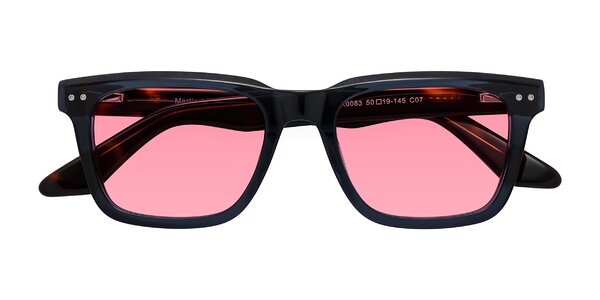 Front of Martia in Deep Blue/Tortoise