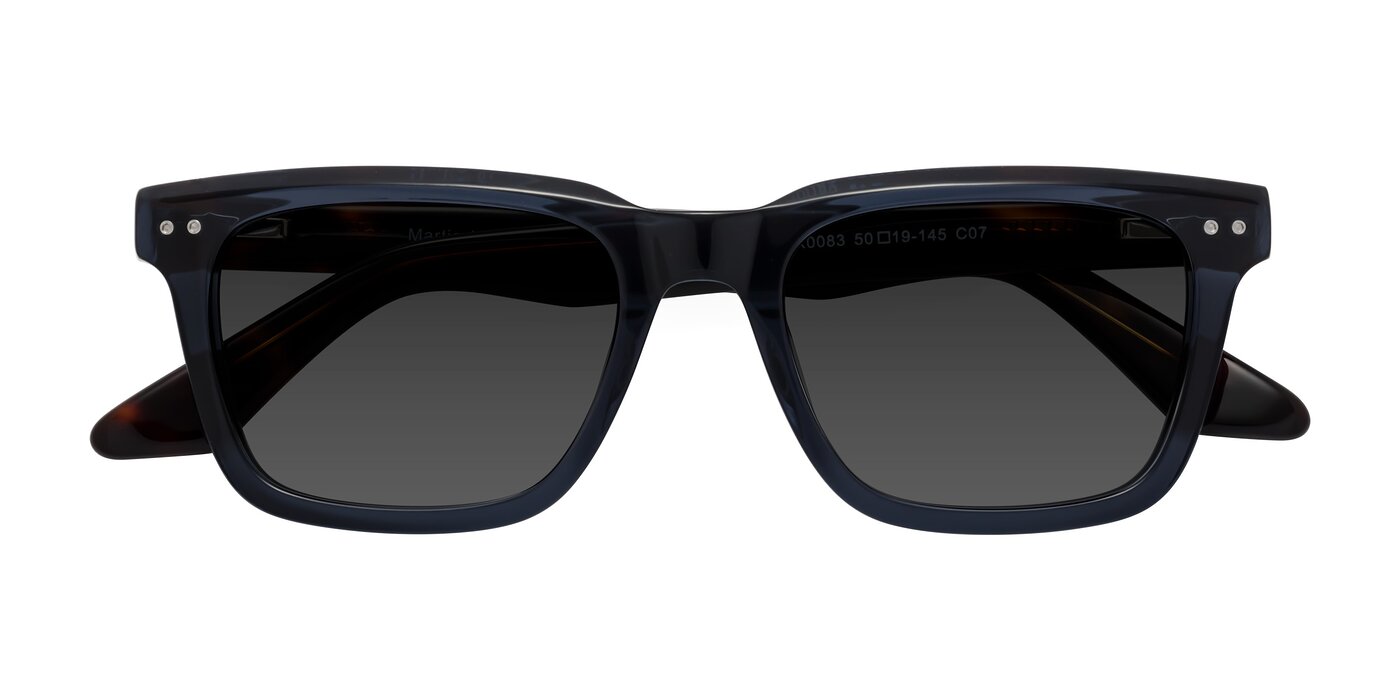 Martia - Deep Blue/Tortoise Tinted Sunglasses