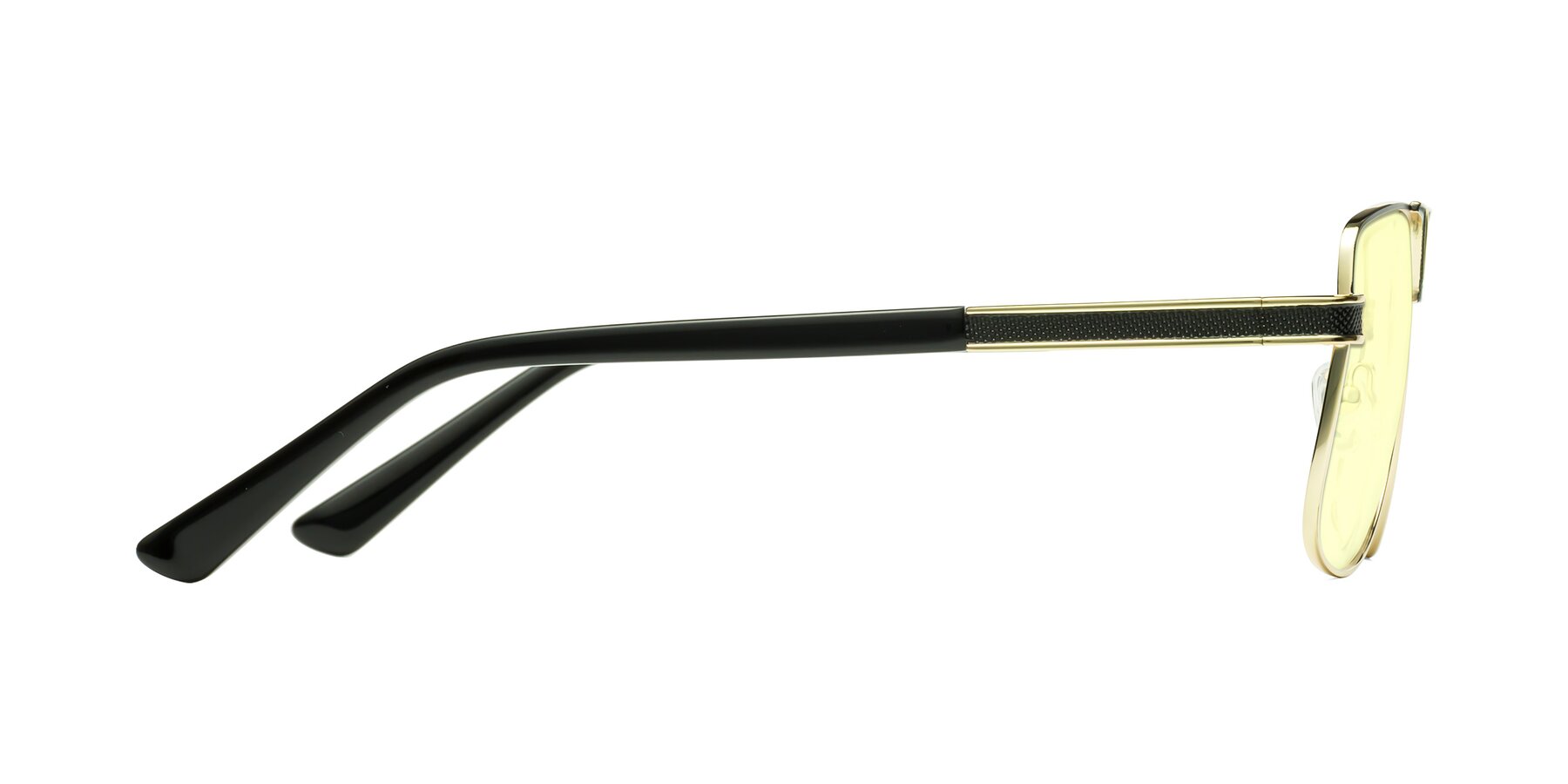 Side of Turkey in Black-Gold with Light Yellow Tinted Lenses