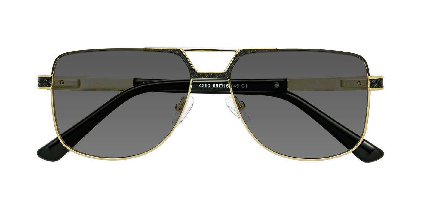 Turkey - Black / Gold Tinted Sunglasses