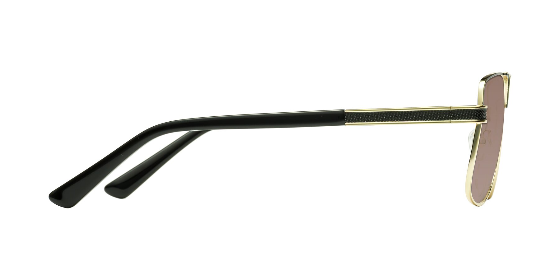 Side of Turkey in Black-Gold with Medium Brown Tinted Lenses