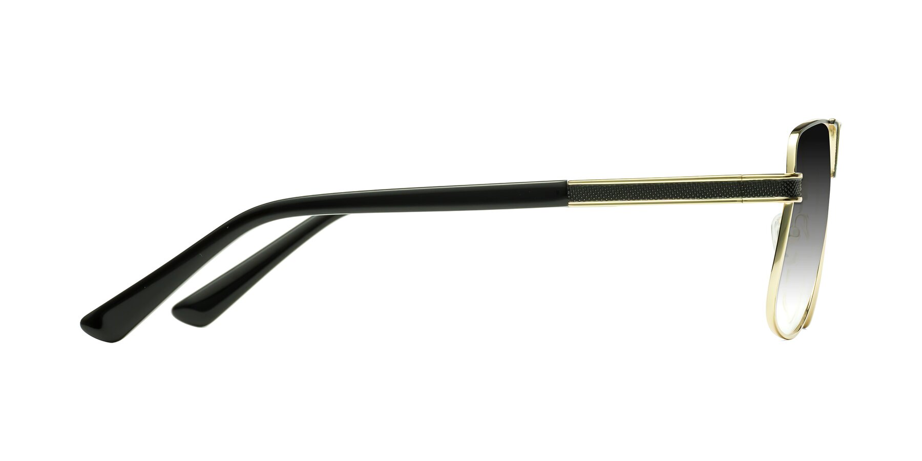 Side of Turkey in Black-Gold with Gray Gradient Lenses