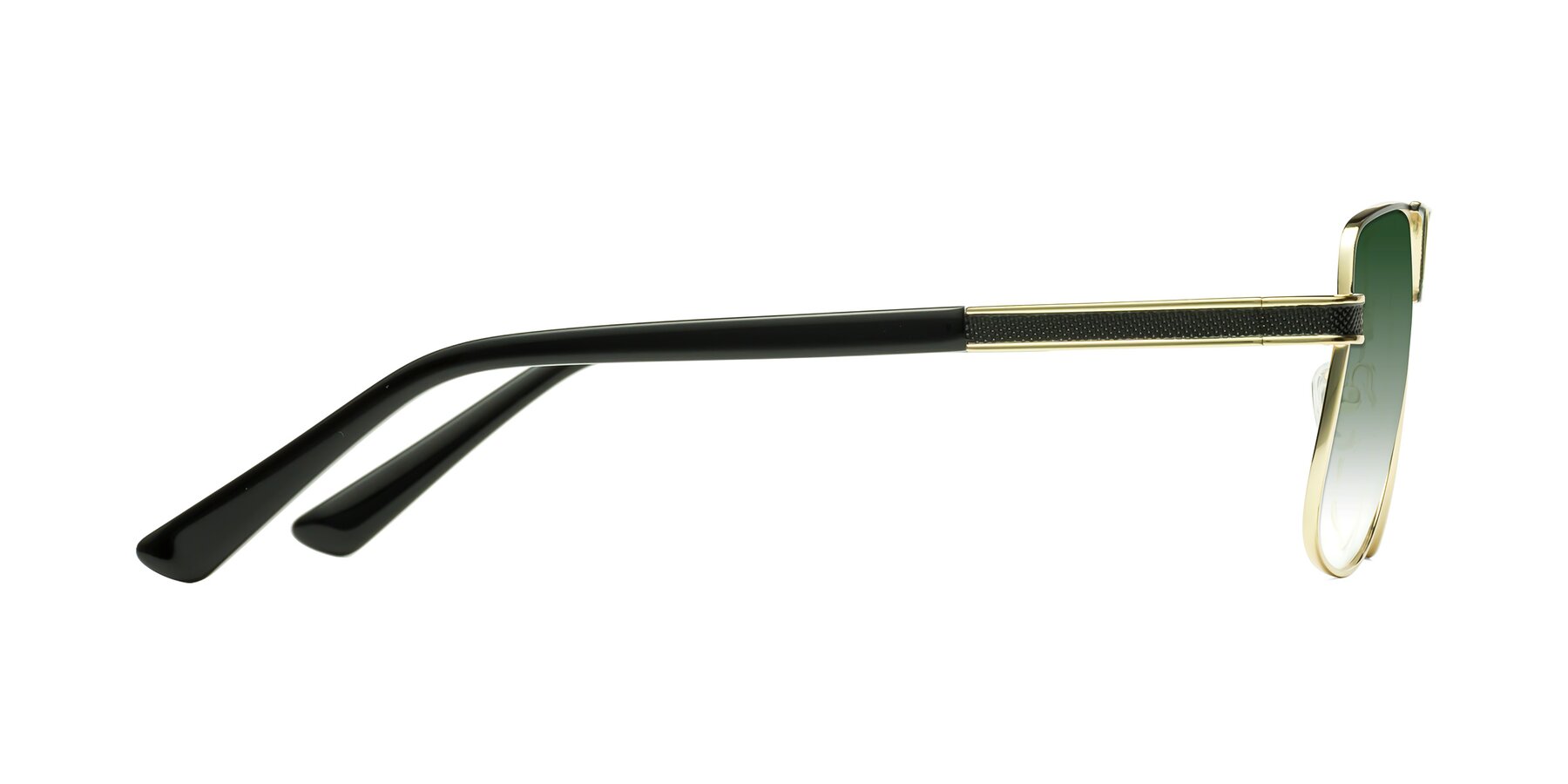 Side of Turkey in Black-Gold with Green Gradient Lenses