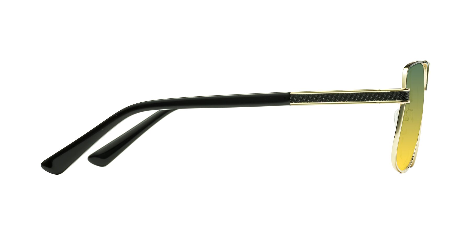 Side of Turkey in Black-Gold with Green / Yellow Gradient Lenses