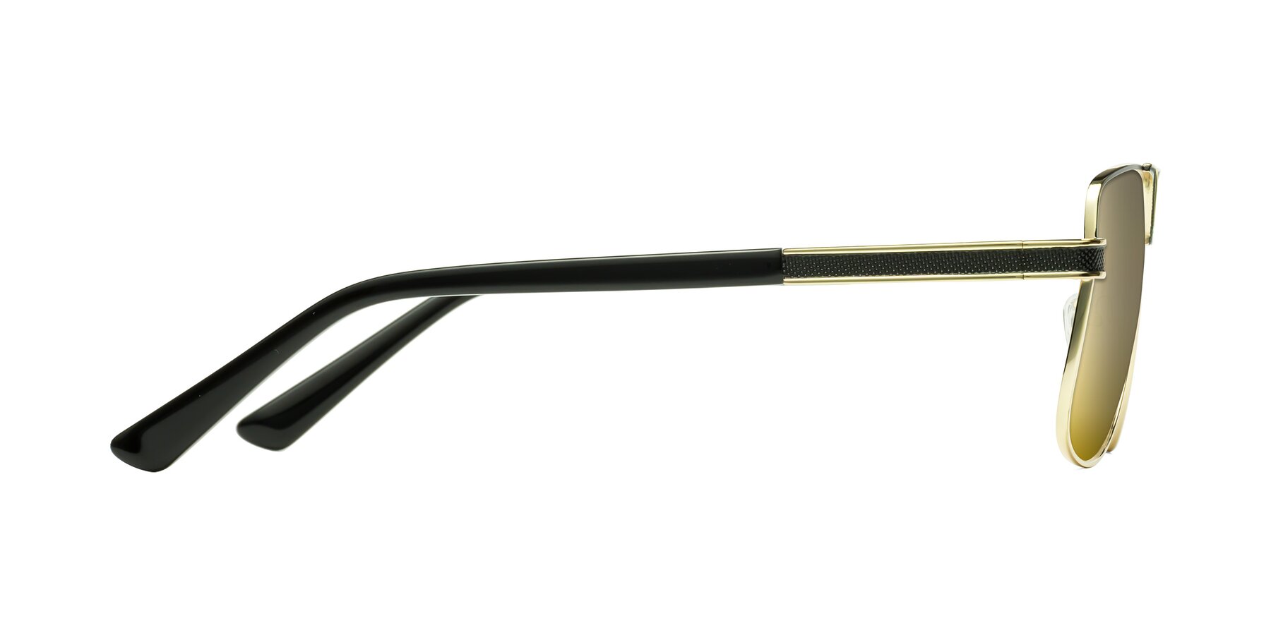 Side of Turkey in Black-Gold with Gold Mirrored Lenses