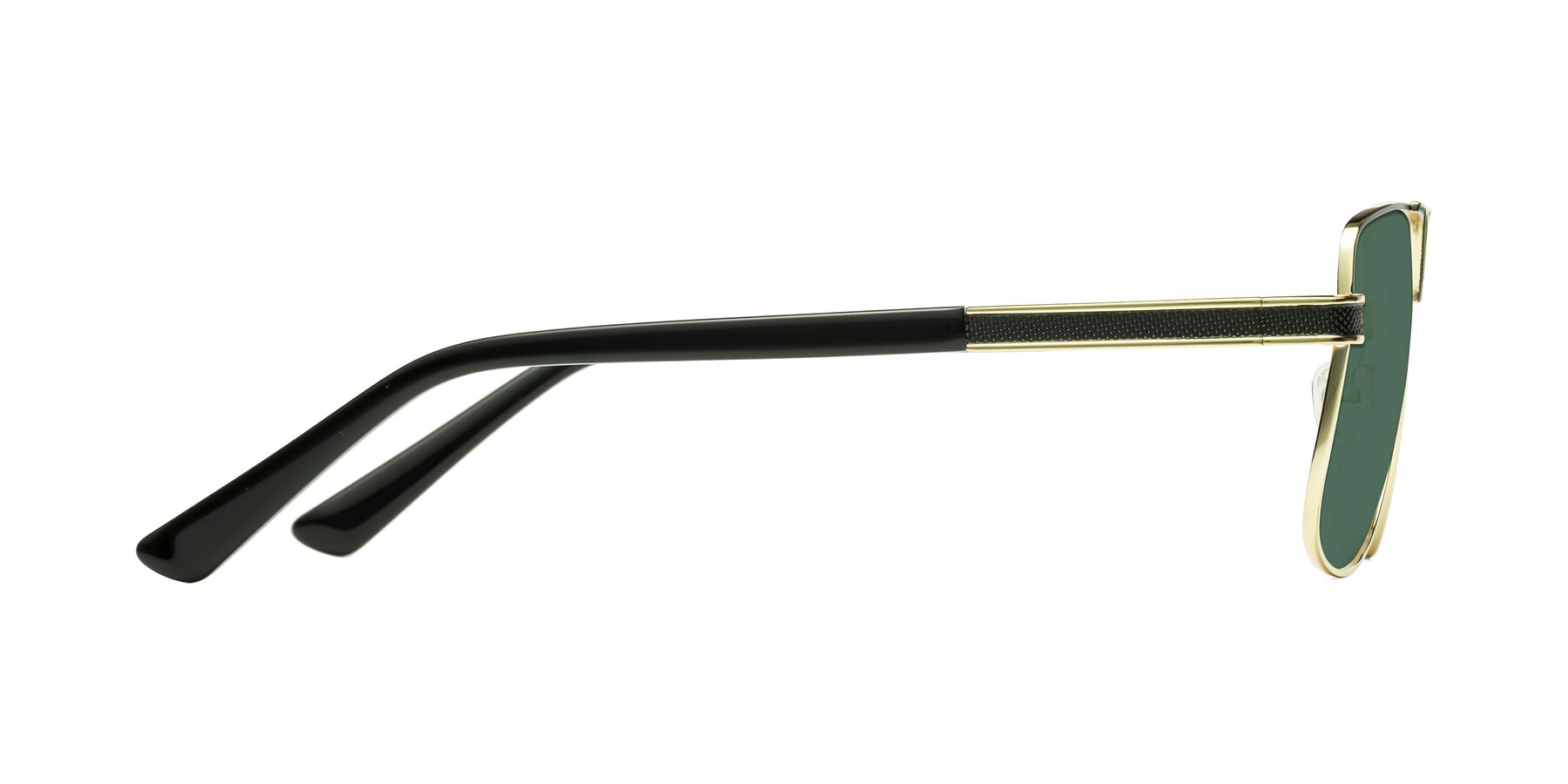 Side of Turkey in Black-Gold with Green Polarized Lenses