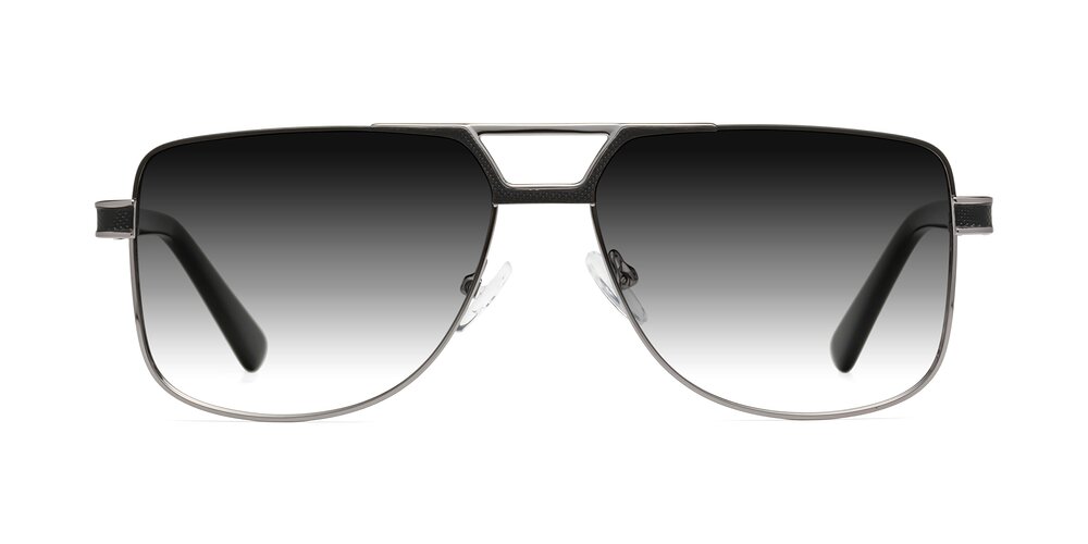 Turkey - Black/Gunmetal Gradient Sunglasses