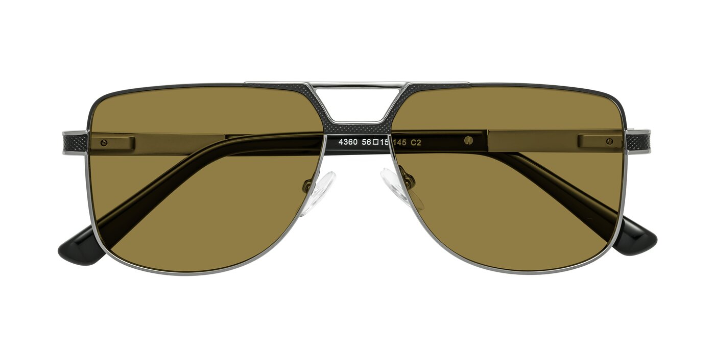Turkey - Black / Gunmetal Polarized Sunglasses