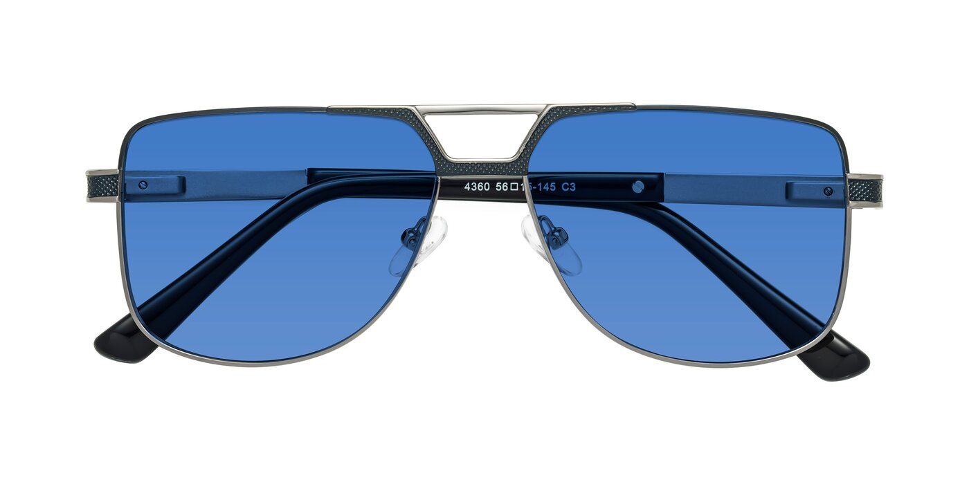 Turkey - Blue / Gunmetal Tinted Sunglasses